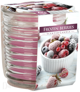 Svíčka vonná ve vroubkovaném skle - Frozen Berries