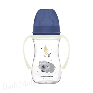 Canpol babies Antikoliková lahev EasyStart SLEEPY KOALA 240ml modrá