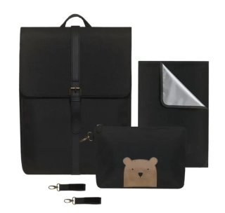 Elegatní  batoh LINEA Black + doplňky