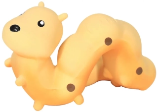 TIKIRI Garden Friends - chrastítko a kousátko z přírodního kaučuku housenka