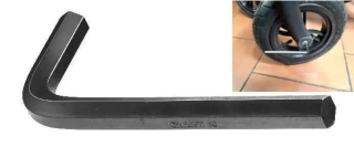 ND_ imbusový klíč pro montáž čepů předních koleček 6mm (8mm čep)