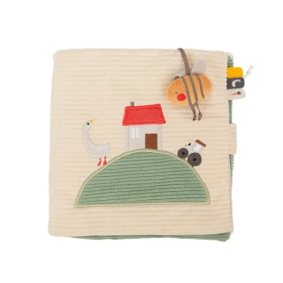 MĚKKÁ TEXTILNÍ SMYSLOVÁ KNIŽKA BIMBI FARM