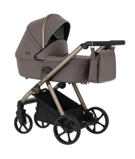 Travel system kočárek Paradise Baby RX 03 eco kůže hnědá