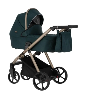 Travel system kočárek Paradise Baby RX 07 tmavě  zelená