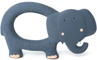 Kousátko ze 100% přírodního kaučuku MRs. Elephant - Slon