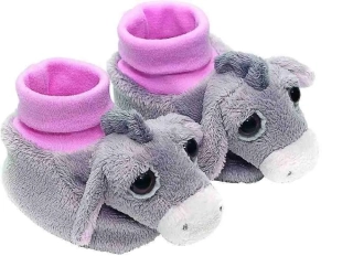 OSLÍK BABY LUNA BOTIČKY- růžové (0-8 m)