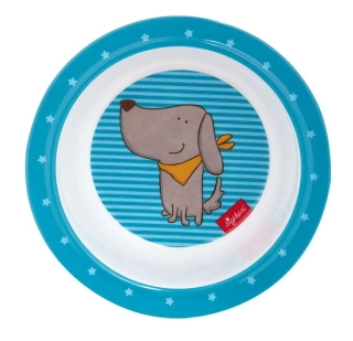 Dětská melaminová miska s pejsek HUGGE HUG zn. Sigid