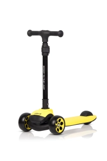 Dětská koloběžka balanční Run Banana tříkolová skládací LED