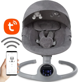 Elektrická houpačka REVE Grey/Silver 2v1
