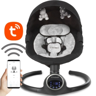 Elektrická houpačka REVE Black/Silver 2v1