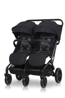 Kočárek sourozenecký EasyGo Echo Ebony Black