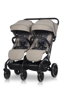 Kočárek sourozenecký EasyGo Echo Savana beige