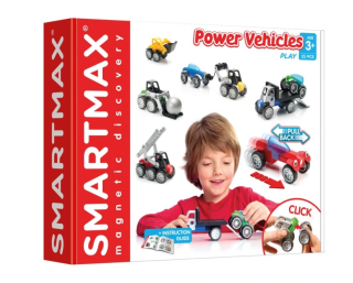 Magnetická stavebnice SmartMax - Stavební vozidla