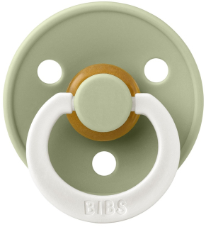Dudlík z přírodního kaučuku - 0-6m 1ks  Sage Noční - BIBS Colour 