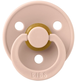 Dudlík z přírodního kaučuku - 0-6m 1ks  Blush - BIBS Colour 