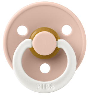 Dudlík z přírodního kaučuku - 6-18m 1ks  Blush noční - BIBS Colour 