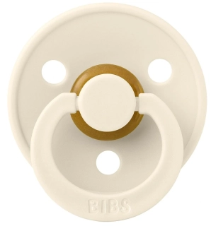 Dudlík z přírodního kaučuku - 6-18m 1ks  Ivory - BIBS Colour 