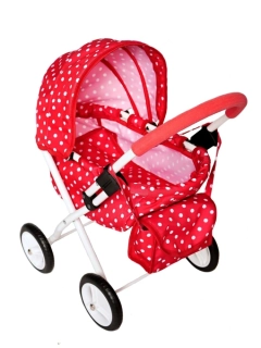 Mini kočárek pro panenky skládací Jasmine Kids M12 