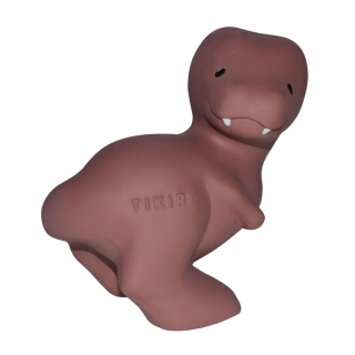 TIKIRI DINOS- chrastítko a kousátko z přírodního kaučuku Trex