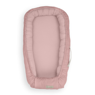 Hnízdečko pro miminko Albero mio mušelím pink