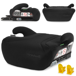 PODSEDÁK S I-SIZE KIDWELL BONO ČERNÝ s isofixem prostorný a pohodlný