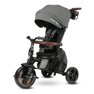 Multifunkční skládací tříkolka 8v1 Qplay Comfo Max grey