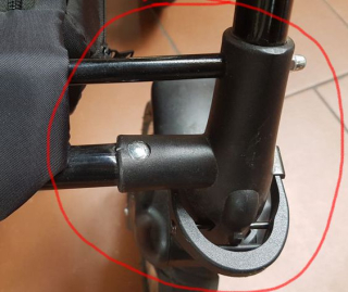 ND_závěs předního kolečka na konstrukci - pro čep 55mm (sada 2ks)