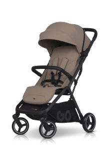 Sportovní kočárek kočárek EasyGo Hero Golden Beige s automatickým skládáním