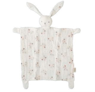 Muchlaček BIMBI bambusový Králíček Stars pink 38cm