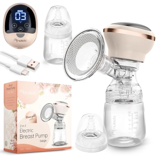 Třífázová elektrická odsávačka mléka Nukido NK-960 Beige