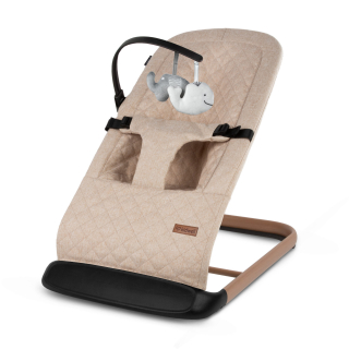 Houpací lehátko Kidwell LARO Beige/Wooden