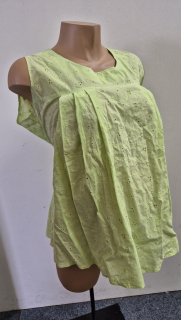 Těhotenská móda - šaty letní zelenkavé Bosman velikost 44