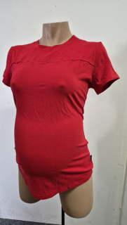 Těhotenská móda - letní tričko Summer červené vel. 44-46 