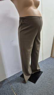 Těhotenská móda - Těhotenské kalhoty vel. S s gumou v pase  nemačkavé