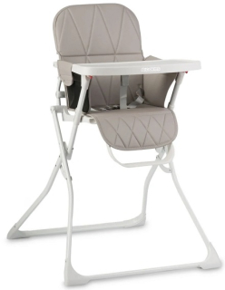Jídelní židlička NUCO white-grey