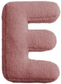 MEALINI Plyšové písmeno Růžové E _