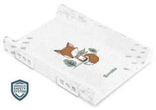 PŘEBALOVACÍ PODLOŽKA ZPEVNĚNÁ SAFETY SYSTEM 70 CM – PUPIL - LIŠKA