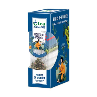 Tea Moments Nights of Wonder 33g (15 sáčků, černý a zelený čaj)