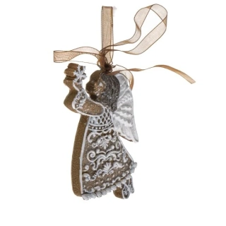 Dekorace -  Perníkový andílěk na zavěšení