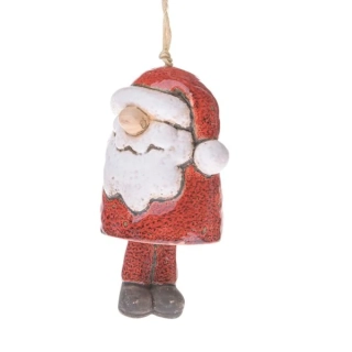 Keramický zvoneček Santa