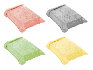 Dětská 3D deka španělka Baby Steer Belpla Medvídek - šedá