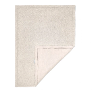 Dětská luxusní vyteplená deka Cotton Muslin & Bouclé vanilková