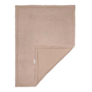 Dětská luxusní vyteplená deka Cotton Muslin & Bouclé karamelová