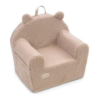 Dětské Designové Pěnové Křesílko Bouclé Karamel