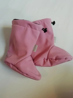 Softshellové vyteplené capáčky růžové vel.12-18m