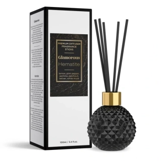 Luxusní skleněný Difuzér GLAMOROUS – HEMATITE 100ml