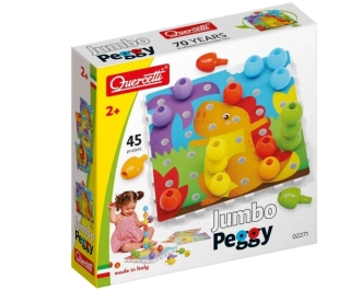 Mozaika Jumbo Peggy – Didaktická hračka pro rozvoj jemné motoriky (2+ let)