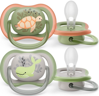 Philips AVENT Šidítko Ultra air Obrázek 6-18m chlapec (moře), 2ks bez BPA