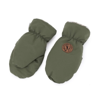 Zimní Nepromokavé Rukavice na kočárek – Everest  Khaki/Ornitologie