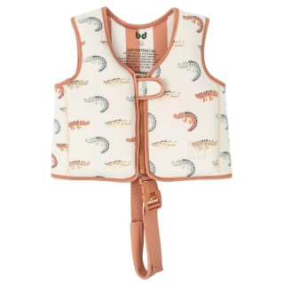 Dětské plovací vesta s plováky BIMBI s UPF50+ CAIMAN 1-3 roky